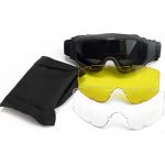 Black Green Tan Goggle p&auml;ikeseprillid 3 objektiiviga paintballi mootorratta tuulekindlad prillid b4f1yk-1-black-Black must