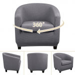 Elastne jacquard kate vannitoolile elutuba 1 istmega diivani kate &Uuml;hekohaline m&ouml;&ouml;bel diivan pestav tugitooli kate Universal size