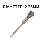 Traatrataste harjade komplekt, mis sisaldab messingist ja terasest traatharjade komplekti (2,35/3mm) Vars tarvikute jaoks Rotary Tools Poola puhastust&ouml;&ouml;riistad