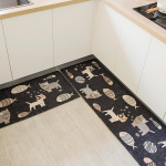 Libisemiskindel k&ouml;&ouml;gimatt p&otilde;randale Vannitoa salongi vaip v&auml;ljas sissep&auml;&auml;su uksematt pestav elutuba magamistuba pika ala vaibad 40cmx120cm 1pc
