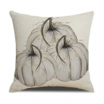 S&uuml;giskaunistusega padjakate Pehme kulumiskindel, pleekimatu ruudukujuline Thanksgiving Pumpkin Farmhouse padjap&uuml;&uuml;r padjakate B