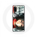 &Uuml;mbris Samsung Galaxy A41 Mikasa Ackerman Attack on Titan Anime jaoks