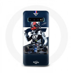 &Uuml;mbris Samsung Galaxy S10 pluss Vormel 1 Max Verstappen F1 Racing Driver Blue jaoks