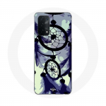 &Uuml;mbris Oppo A54 5G Dreamcatcheri jaoks lilla hall ja must