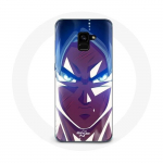 &Uuml;mbris Samsung Galaxy A8 Plus Dragon Ball Goku Angry Face jaoks