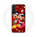 &Uuml;mbris Samsung Galaxy S21 FE Miki Hiire ja Minnie Hiire jaoks j&otilde;ulup&uuml;hal