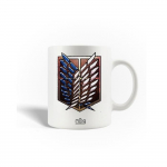 Mug en C&eacute;ramique Attaque des Titans Logo Anime Manga