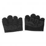 1 paar j&otilde;usaalikindaid higi neelav hingav libisemisvastane meeste naiste j&otilde;ut&otilde;stmistreening Fitness Nelja s&otilde;rmega kindad K&auml;ekaitse Kaitse L must