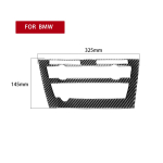 Auto keskkonsooli CD-paneeli kaunistuskatte kleebiskleebis s&uuml;sinikkiust BMW X5 X6 F15 F16 2014-2017 autotarvikutele Carbon Fiber