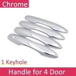 Luxury chrome door handle cover trim protection cover for Toyota Camry Daihatsu Altis XV70 70 2018~ Car accessory sticker No Keyless Entry