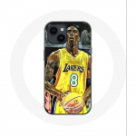 Coque pour Iphone 14 Plus Kobe Bryant Dunk lakers 8 NBA Noir - Maniacase