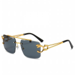 Luksuslikud kandilised p&auml;ikeseprillid Mees Naine Disainer Vintage &auml;&auml;risteta p&auml;ikeseprillid Meestele Naiste Mood Retropeegel Oculos De Sol