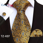 Cozy Up kolmeosaline komplekt Paisley Fashion &auml;rimeeste lips sisaldab lipsu mansetin&ouml;&ouml;pe Taskur&auml;tik