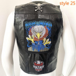 Euroopa Harley mootorrattavest Nahast vest s&otilde;idujakk Meeste nahast &otilde;lg Bio Green Magic tikandid m&auml;rgi disain XXXXL