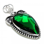 Natural Chrome Diopside Gemstone 925 Sterling Silver Gift Pendant 2.64 w5a66