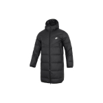 Nike &Uuml;hev&auml;rvilise Logotr&uuml;kiga Keskmise Pikkusega Kapuutsiga Alla Jope Meeste &Uuml;ler&otilde;ivad Must DV1134-010 XL