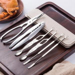 and Tools Set Seafood Fork for Lobster Nut Shells Pecan 3pcs A