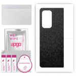 apgo Protective Skin Sticker for the back compatible with Honor Magic Vs2, Wrap Film, Foil, Vinyl - Pattern Black Honeycomb