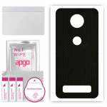 apgo Protective Skin Sticker for the back compatible with Motorola Moto Z2 Force, Wrap Film, Foil, Vinyl - Pattern Matrix
