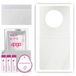 apgo Protective Skin Sticker for the back compatible with Huawei Mate 40 Pro 4G, Wrap Film, Foil, Vinyl - Pattern Matte Transparent