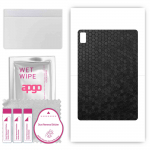 apgo skin sticker film foil vinyl for the BACK compatible with Blackview Tab 12, scratch-resistant, easy to install - Black Honeycomb