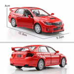 5-tolline metallist autosimulatsioon survevalu ja m&auml;nguasjas&otilde;iduk JDM 2010 Subaru Impreza WRX STI RMZ city 1:36 sulamist mudelikingitused lastele