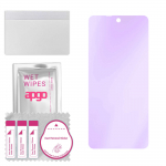 apgo Anti-Blue 9H Hybrid protective glass compatible with Xiaomi Poco X3 Pro, flexible nano glass, great replacement for tempered glass, scratch-resis
