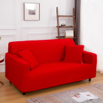 Diivanikate 1/2/3/4-kohalisele diivanile elutuppa Elastne &Uuml;hev&auml;rviline L-kujuline Nurgadiivani Kate Diivanile Diivanile Tugitoolile 1pc 2-Seat 145-185cm red