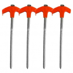 4 tk maapealsed telgivaiad, roostekindlad korrosioonikindlad, h&otilde;lpsasti kasutatavad, laialdaselt kasutatavad varikatuse naelad. M