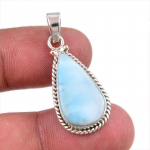 Natural Republic Larimar v&auml;&auml;riskivi k&auml;sitsi valmistatud 925 prooviga h&otilde;bedast ripats 1,50 Z8a90