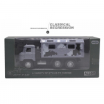 1/43 s&otilde;jav&auml;e veoauto armee soomusautomudel, v&auml;ikelaste simulatsioonis&otilde;idukimudel kerge heliga sisset&otilde;mmatavale lapsele m&auml;nguasjale (Antiikne meditsiiniauto) 1/43-Size:18*7.5*6.5cm