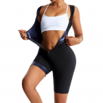 Naiste Saunakost&uuml;&uuml;m V&ouml;&ouml;koha trenaž&ouml;&ouml;r T&auml;iskeha kujundaja Saunap&uuml;ksid Stiilbodid Tummy Control Salendavad s&auml;rgid Treening Toonid Kujundusr&otilde;ivad S sinine/must