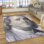 3D Rikas Dollar Euro Nael Raha Joonisfilm Vaip Magamistuppa Elutuppa Koju Diivani Kaunistus, Laste Suur Dekoratsioon P&otilde;randamatt 160cm x 230cm