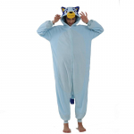 Bluey Onesies Naiste Pajams Kigurumi Cartoon One Piece Cosplay kost&uuml;&uuml;m Halloweeniks L sinine