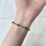 Hiina stiilis lihtne punane joon Lucky Amulet k&auml;ev&otilde;ru Lillede helmestega k&auml;ev&otilde;ru naistele K&auml;sitsi valmistatud k&ouml;iega k&auml;ev&otilde;ru ehted