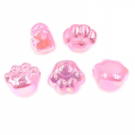 UV-v&auml;rvimine Akr&uuml;&uuml;l Kassik&auml;pp 5tk Materjalid Loomingulised ripatsid Mood DIY Ehted Aksessuaarid K&auml;ev&otilde;ru Kaelakee Lahtised helmed K&auml;sitsi valmistatud roosa