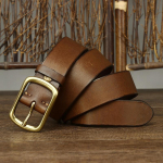 Meeste rihm, retropestud, esimene kiht puhtast karjanahast, pandlaga, mitmek&uuml;lgne noorte vabaaja teksarihm 100cm