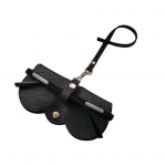 Kaasaskantav prillide &uuml;mbris Veekindel kunstnahk koos kaelarihmaga p&auml;ikeseprillide kaitsmega reisikontori matkaprillide hoiukarbi prillide hoidja khaki