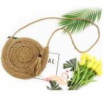 Kootud &uuml;mmargune naiste &otilde;lgkott Kootud suvine rannakott Naiste &otilde;lakott beež