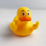 Kesks&otilde;rm Part Naljakas Aiakuju Armas s&otilde;rmpardi kujukesed Ornamendid Mini Rude Duck Auto sisekujunduse aksessuaar kollane