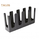 Reguleeritav &uuml;hekordselt kasutatav pabertopsihoidja 4-kambriline kohvitassi ja kaanega korraldaja, suure mahutavusega kohvijaama hoiustamishoidik lauaplaadi jaoks 1pc