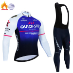 QUICK STEP Soe talvine termofliisist rattas&auml;rkide komplektid meeste vaba&otilde;hus&otilde;iduks MTB Ropa Ciclismo rinnap&uuml;kste komplekt, rattariided S