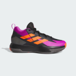 Adidas CROSS 'EM UP SELECT MID KIDS Mustad jalan&otilde;ud ja jalatsid Laste spordijalatsid / laste korvpall IG6639 s&uuml;damik, must/lilla purske/l&ouml;&ouml;gioranž 39.3