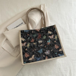 Vintage k&auml;ekott Personality Texture Commuter Bag Lihtne v&auml;ike v&auml;rske klassi juhendaja k&auml;ekott naistele must