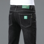 S&uuml;gisesed venivad teksad meestele Slim venivad k&otilde;rgekvaliteedilised kulumiskindlad trendikad mitmek&uuml;lgsed vabaaja sirge l&otilde;ikega pikad p&uuml;ksid meestele 28 must