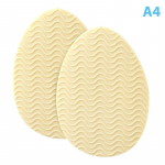 Sisetald, kulumiskindel kummitald, libisemisvastane kleebised K&otilde;rged kontsad, esijala padi 6.7x9.3x0.15cm must