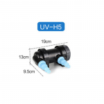 UV-ultraviolettlamp IP33 akvaariumi kalatiigi v&auml;limine vetikate sambla vetikalamp 5W must