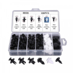 100 tk auto kinnitusklambrit mustad laienevad kruvid auto kinnitusdetailid p&otilde;rkeraua klambrid segatud auto poritiiva paneel plastneetidega kinnitusdetailid surun&otilde;elaklambrid 100 Pcs Box