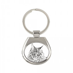 Maine Coon - keychain with a cat, keychain with a print, personalized pendant from the Art-Dog brand