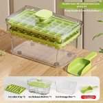 Kaanega j&auml;&auml;kuubikuvormialus J&auml;&auml;kulbi 32 &otilde;&otilde;nsusega j&auml;&auml;kuubikumasin s&uuml;gavk&uuml;lmiku jaoks Lihtsalt vabastatav DIY j&auml;&auml;kuubikualus viskikokteilikohvi jaoks